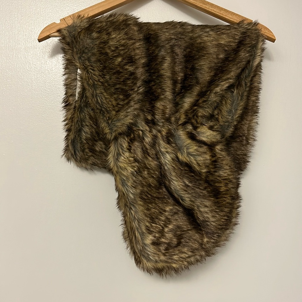 Faux fur wrap